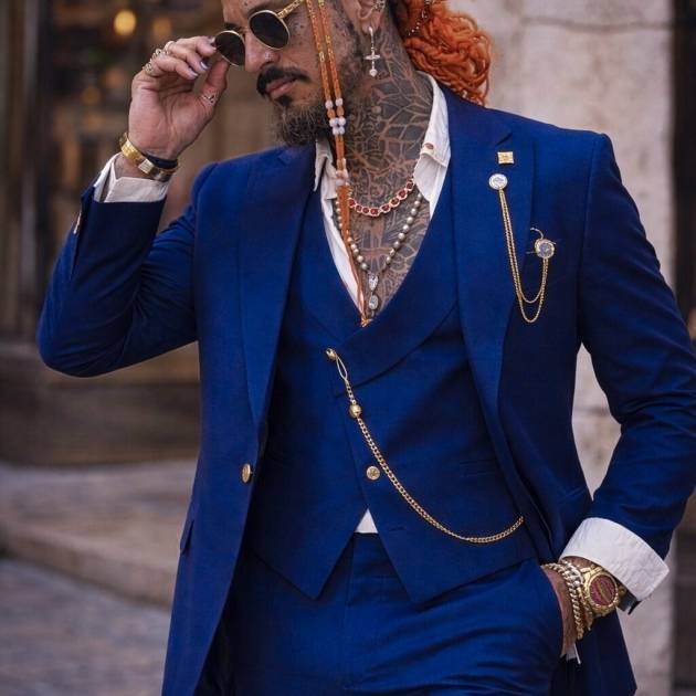 FATO AZUL ROYAL C\COLTETE