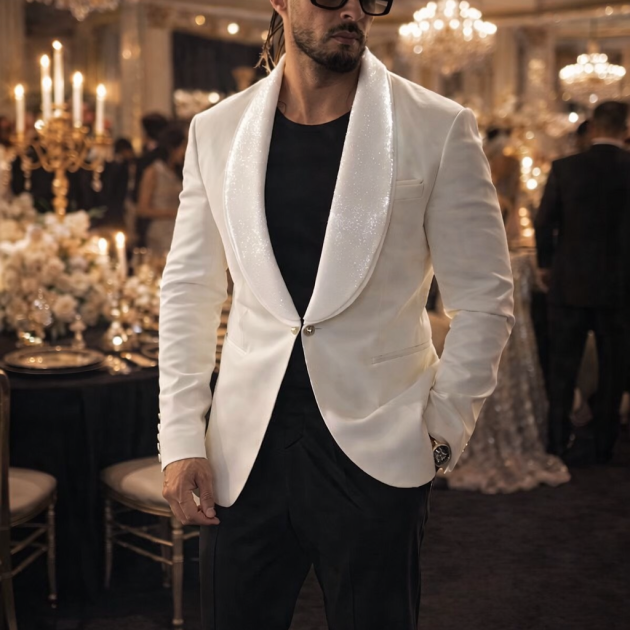 Terno Branco Tuxedo