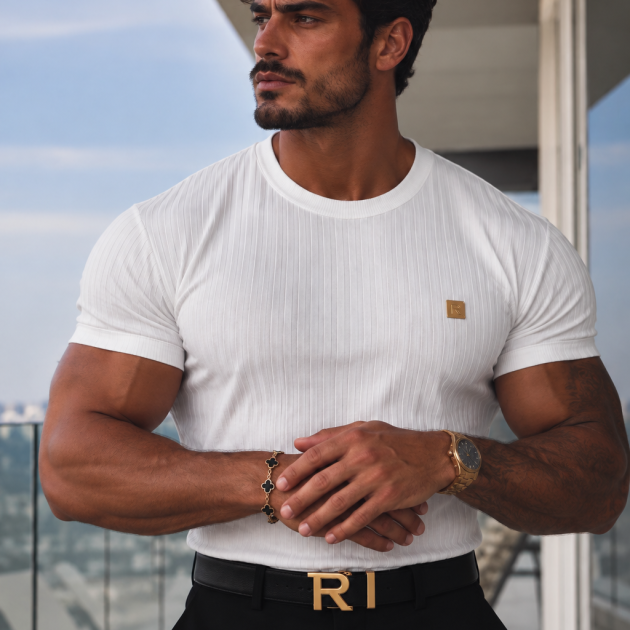 TSHIRT CANELADA ESSENTIAL